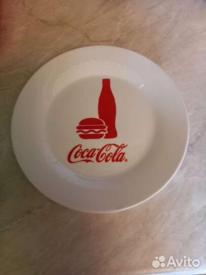 Тарелка coca cola