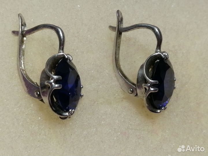 Серьги серебро 925проба
