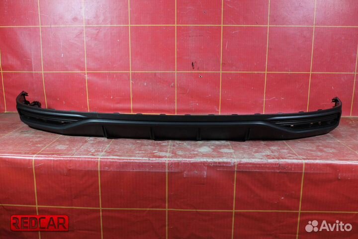 Спойлер бампера заднего Hyundai Solaris 2 (20) (но