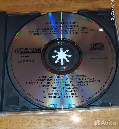 CD 10CC 1989 THE collection (NM/EX UK castle)