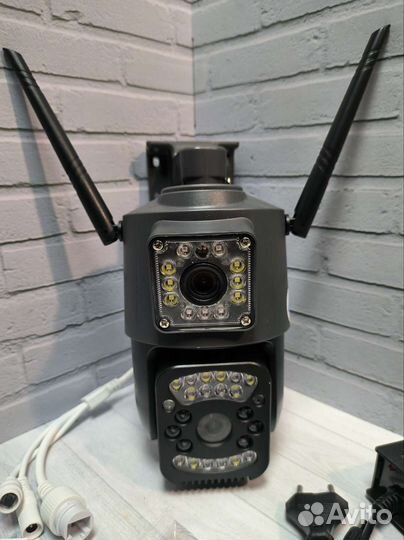 Камера видеонаблюдения уличная с симкой 4G
