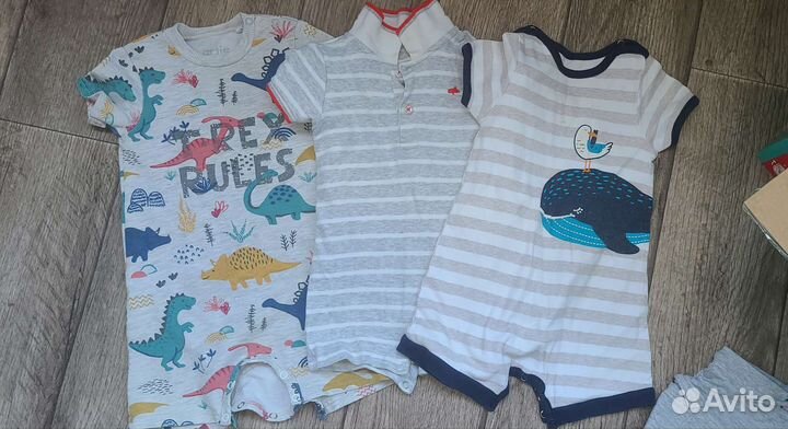 Вещи коробкой на мальчика