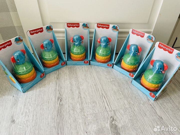 Пирамидка слоник Fisher price