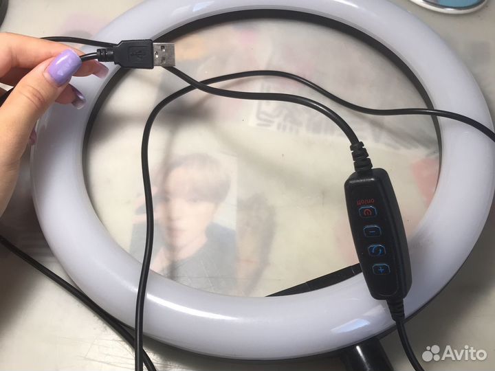 Кольцевая лампа 26 см