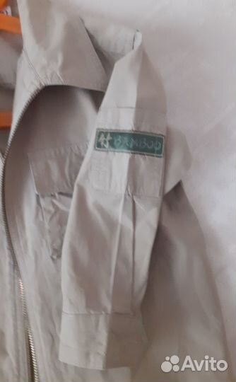 Рубашка на молнии. Для мальчиков. Бежевая