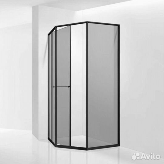 Душевой уголок RGW Stilvoll SV-82B R 100x100 тонированный