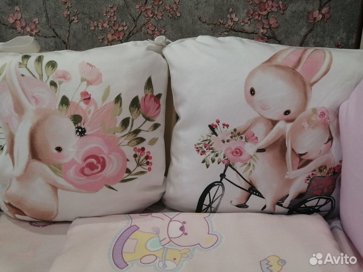 Бортики в детскую кроватку бу