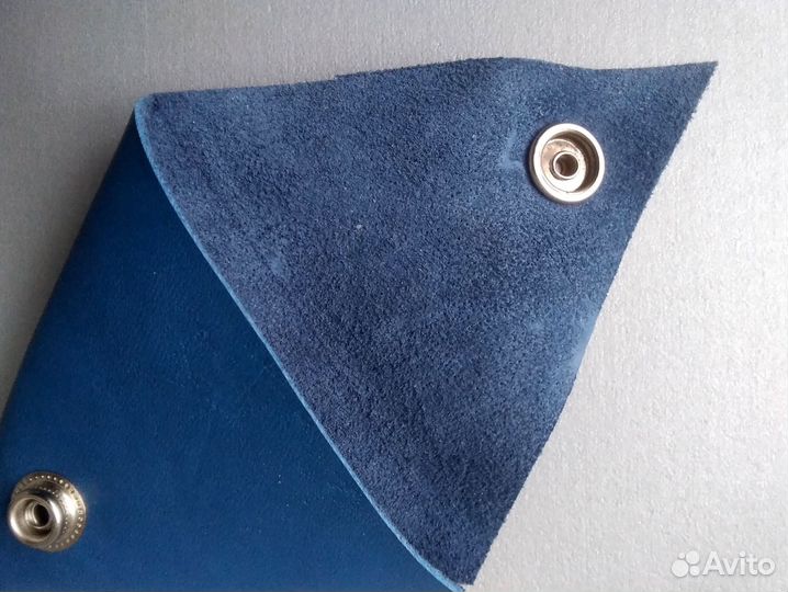 Кошелёк Монетница чехол для наушников натур. кожа