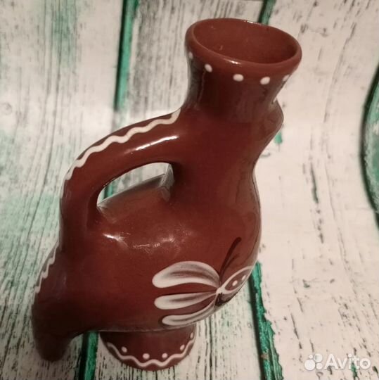Кувшин керамический Птичка СССР керамика