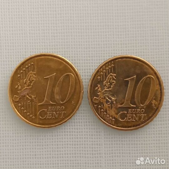 Монеты евроценты Кипр Греция Финляндия