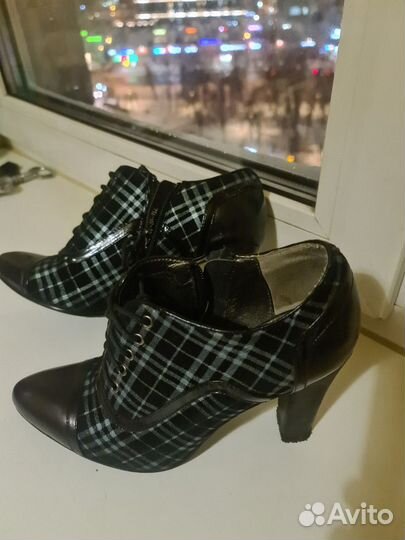 Ботильоны натуральная кожа 38