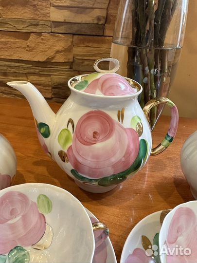 Сервиз чайный фарфоровый Дулево СССР