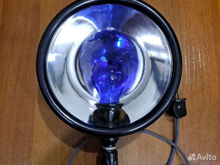 Рефлектор,синяя лампа