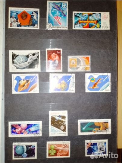 Марки ссср. Спорт. Космос
