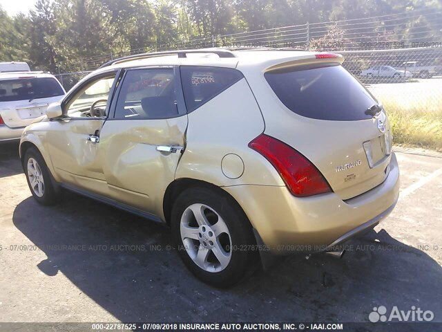 Разбор на запчасти Nissan Murano 2002-2008