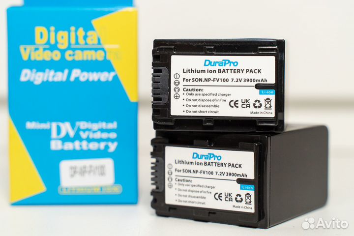 Аккумулятор для Sony NP-FV100