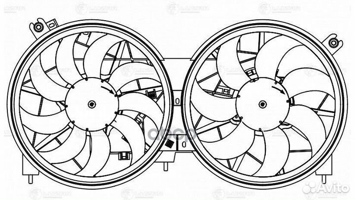 Вентилятор радиатора охлаждения nissan murano