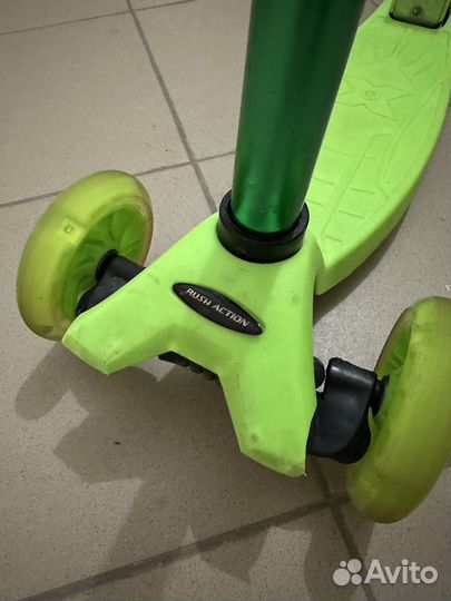 Самокат детский трехколесный бу