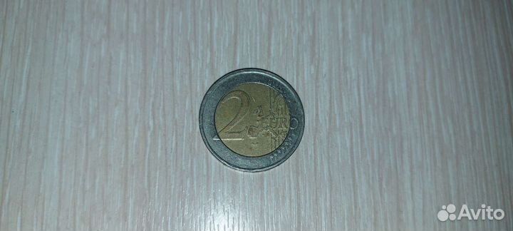 Монета 2 euro 2000 года