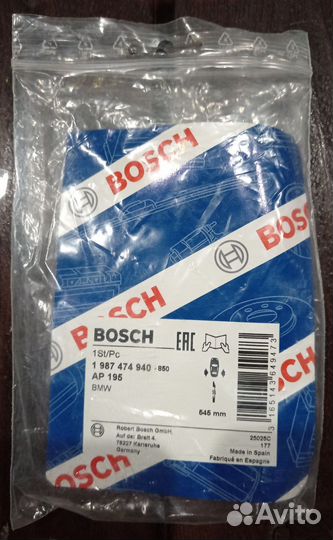 Bmw 5 e39 Датчик торм. колодок Bosch 1987474940
