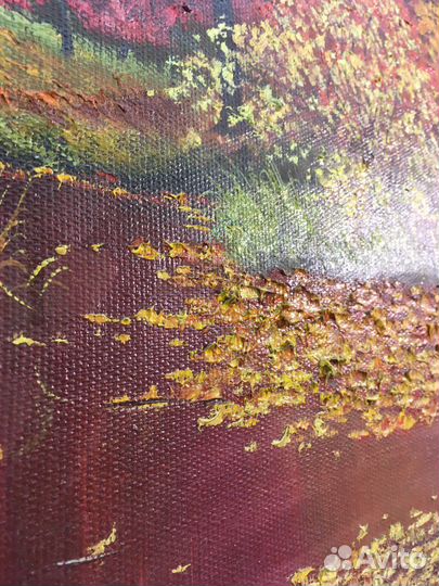 Картина маслом на холсте «Осень»