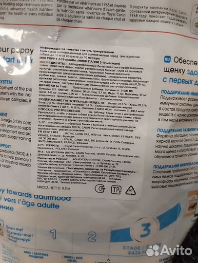Корм для собак royal canon mini puppy