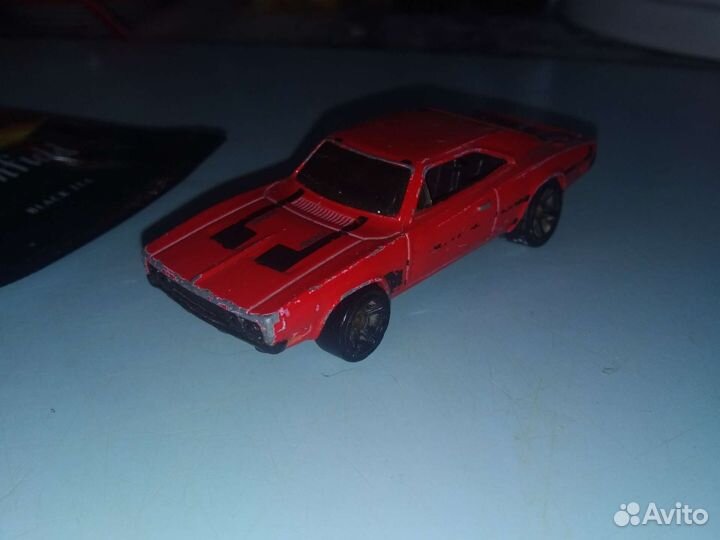 Red Dodge Charger 69 Made in Malaysia Mattel 2014