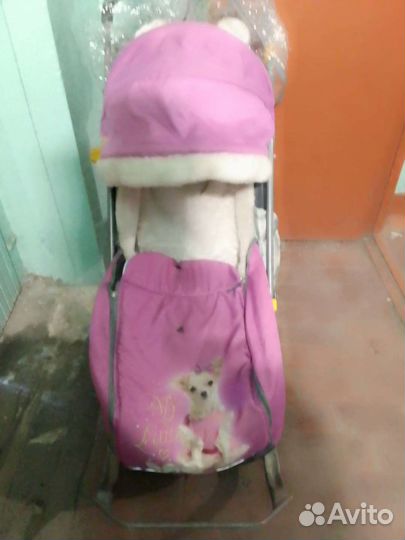 Коляска санки