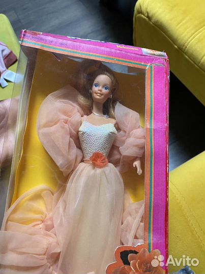 Барби rotoplast peach and cream