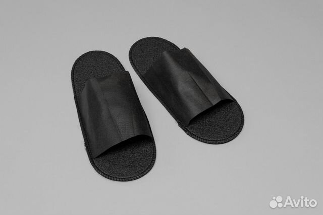 603-149 Однораз. тапочки one size 25пар ппэ черный