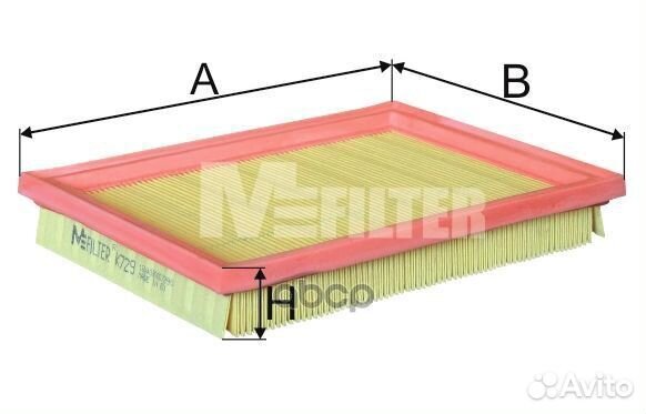 Фильтр воздушный K729 M-Filter
