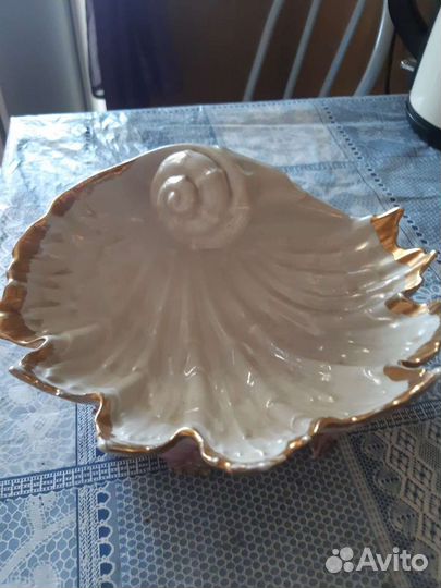 Ваза конфетница Ракушка 2шт СССР