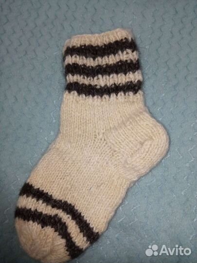 Шерстяные носки ручной работы
