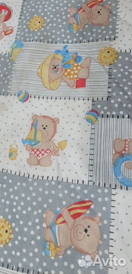 Поликоттон (бязь не стеганная) с детским рисунком