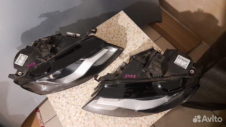 Передние фары для Audi A4 B8 ксенон