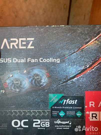 Видеокарта rx560 2gb