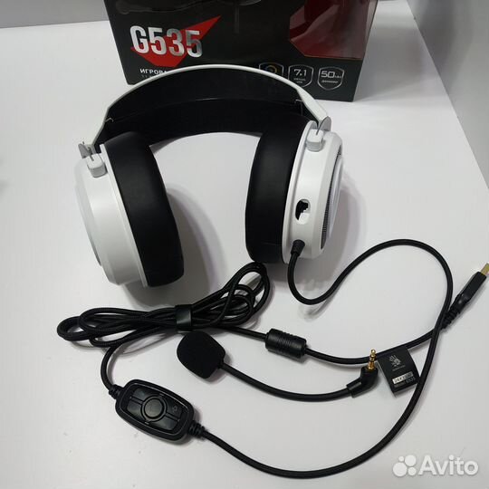 Игровые наушники Bloody G535 USB 7.1 белые