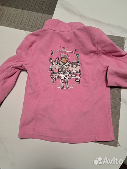 Флисовая кофта для девочки 122