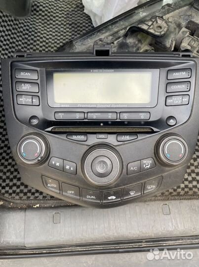 Honda accord 7 магнитола рестайлинг