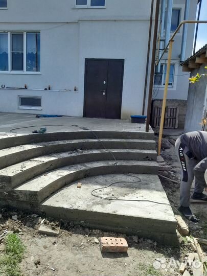 Бетонирование дворов