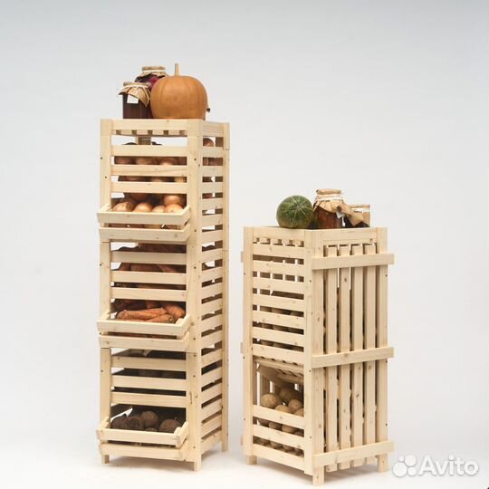 Ящик деревянный для хранения овощей