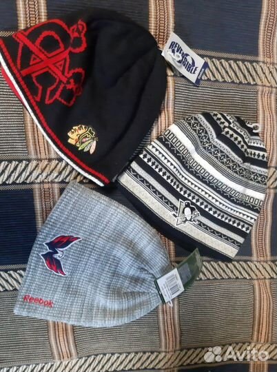 Шапочки хоккейные NHL reebok (ассортимент)