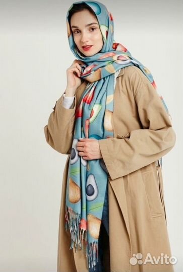 Палантир кашемировый новый