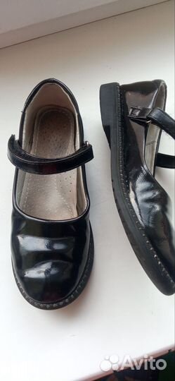 Туфли для девочки черные 31,33,36,37,39