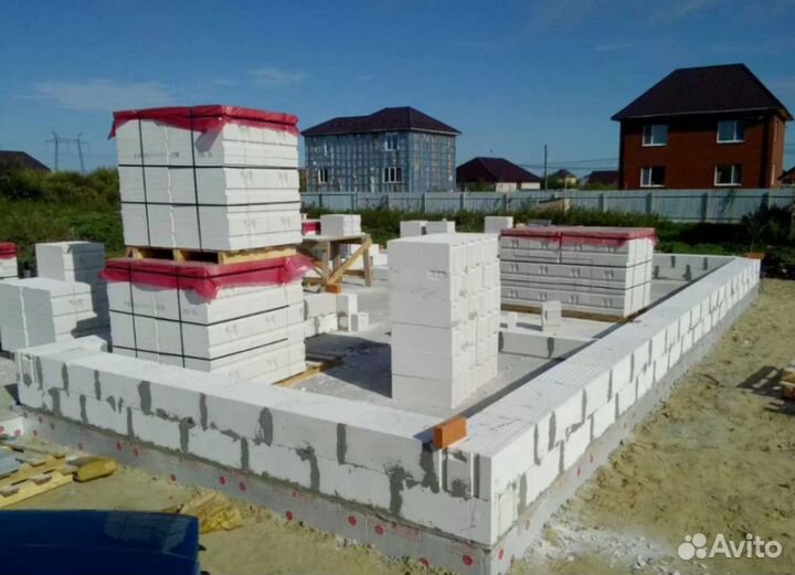 Газобетонные блоки в наличии Д 500 600х300х300 мм