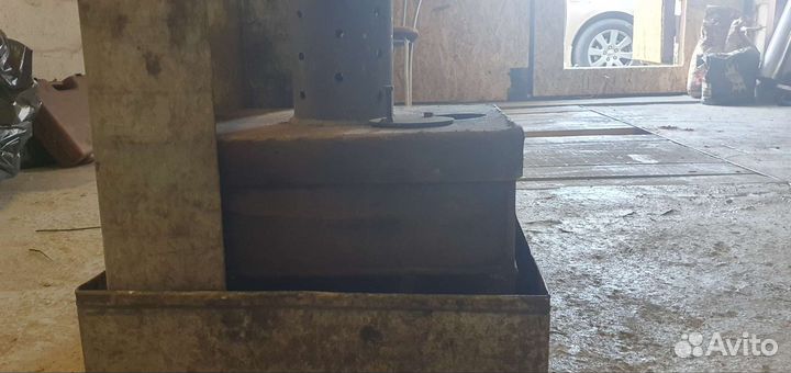 Печь буржуйка на отработке