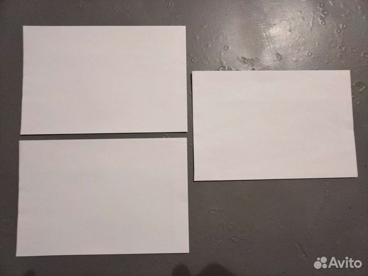 Почтовые конверты разные форматы