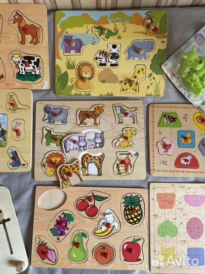 Развивающие игрушки пакетом 0-3 лет