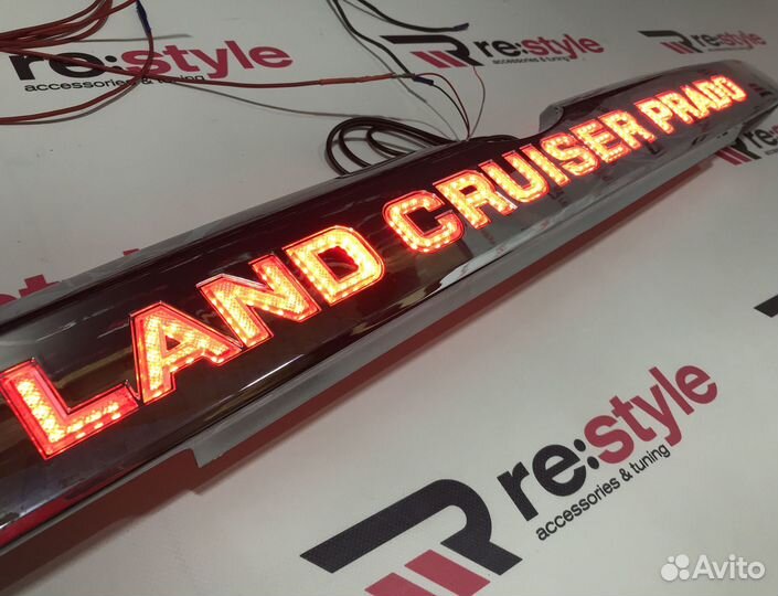 Накладка на 5-ю дверь Land Cruiser Prado 150 R387