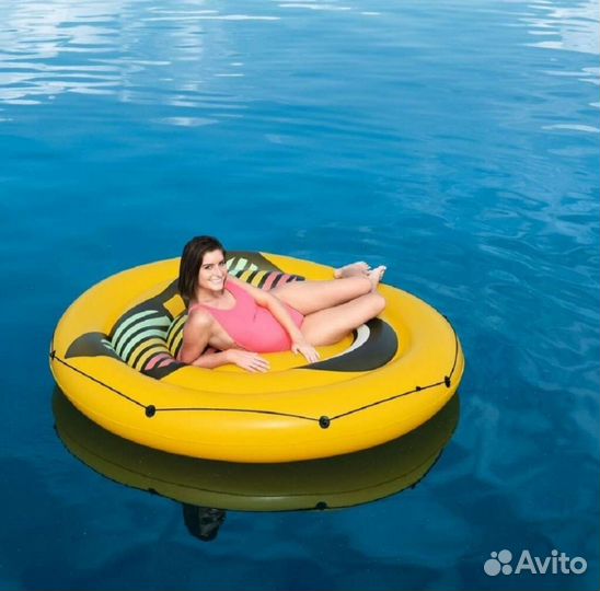 Надувной матрас Bestway смайл новый 188х188 см